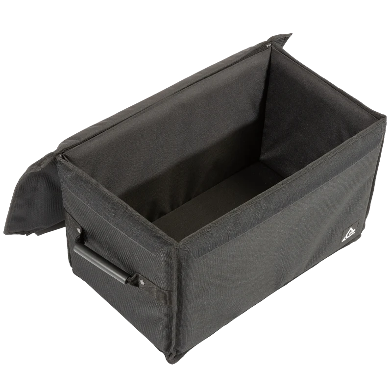 Open empty view of the ALP Multibox 500 Touring showing the 2 x 11mm foam and Platex 3mm protective structure