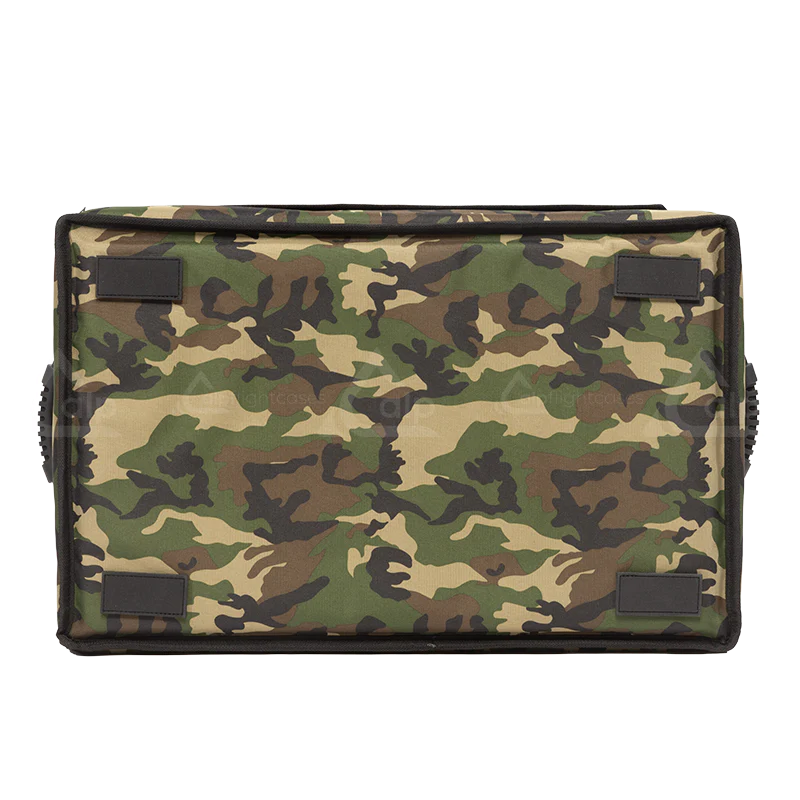 Bottom view of the ALP Multibox 600 Army showing 4 reinforced pads for base protection