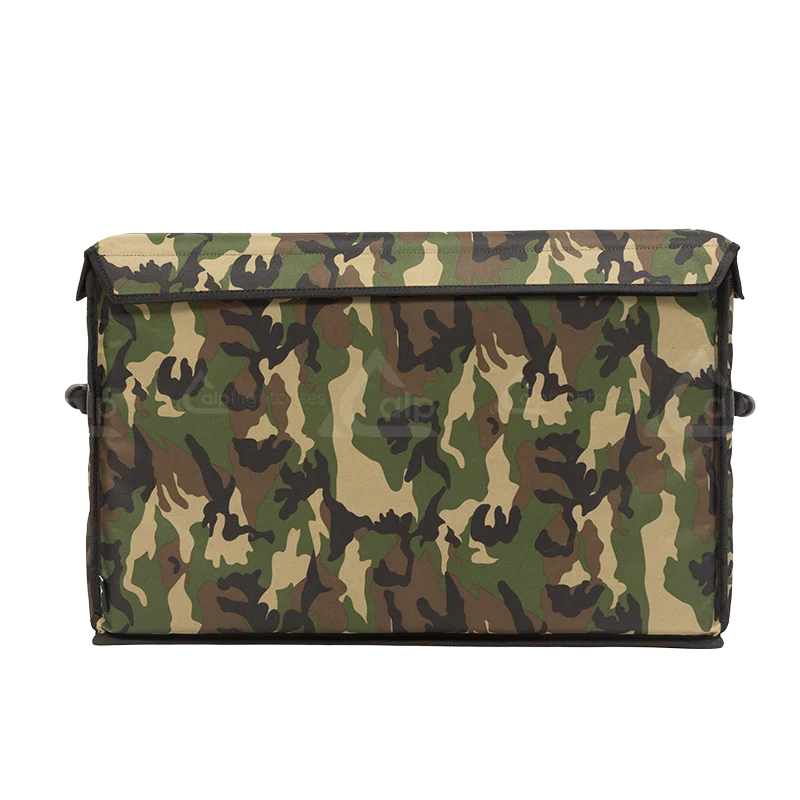 Front right view of the ALP Multibox 600 Army protective bag in 600D Cordura with reinforced finishing