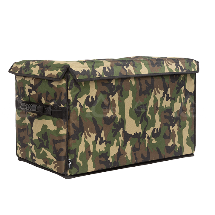 Front right view of the ALP Multibox 600 Army protective bag in 600D Cordura with reinforced finishing