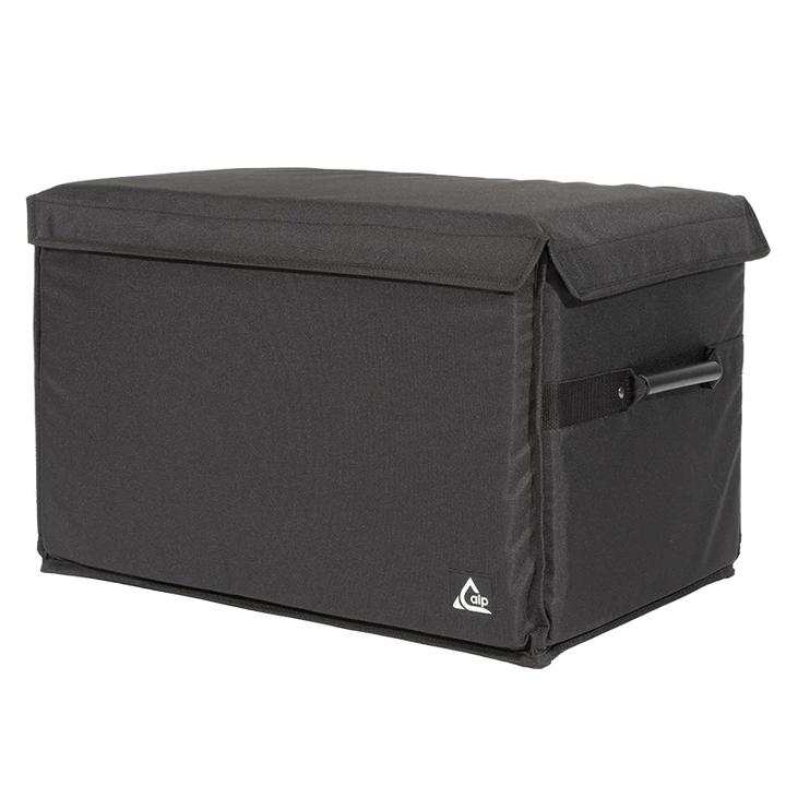 Front left view of the ALP Multibox 600 STD showing Velcro 50mm closure, tube handles and reinforced border