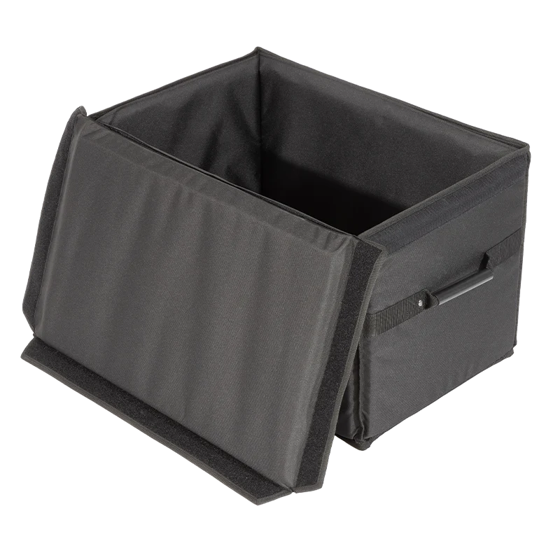 Top open view of the ALP Multibox 600 STD showing the internal layout and reinforced protective structure
