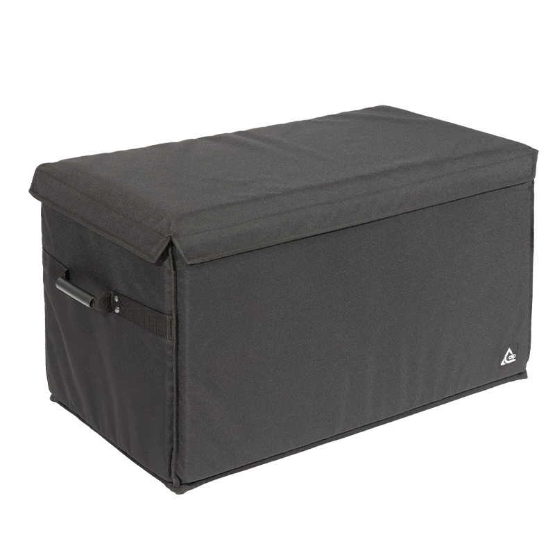 Front left view of the ALP Multibox 800 STD showing Velcro 50mm closure, tube handles and reinforced border