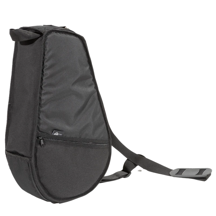 Top open view of the ALP Bag for Padel Racket showing the internal protective layout for racket transport
