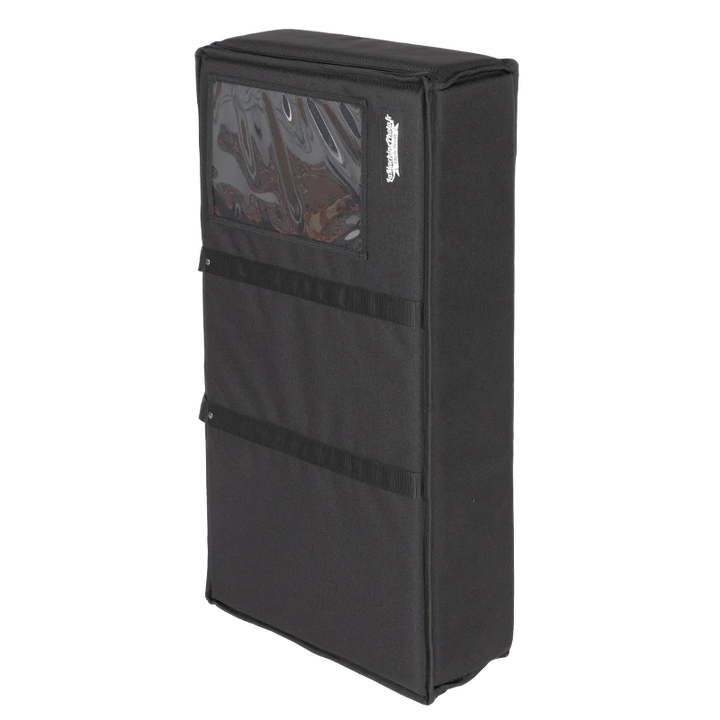Front left perspective view highlighting the 1500D Cordura fabric and reinforced finishing border