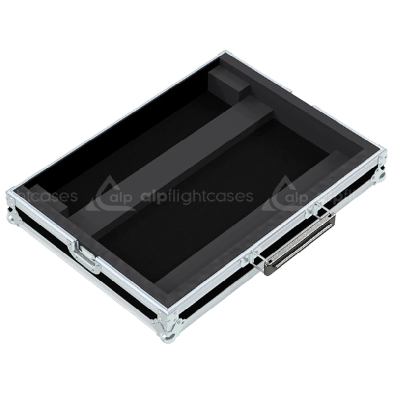 Open empty view of the ALP Flight Case for Pioneer DDJ-SB3 showing eggbox foam interior protection