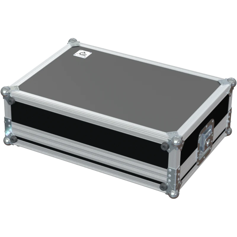 Rear view of the ALP Flight Case for Roland V-160HD showing small ball corners and reinforced case structure
