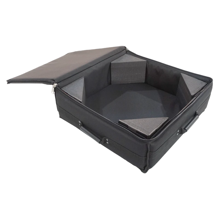 Open empty view of the ALP Bag for Roller Cylinder showing 2 x 6mm foam and Platex 3mm protective structure