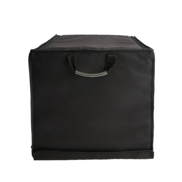 Front right perspective view of the ALP protective bag for Selfie Box with trolley