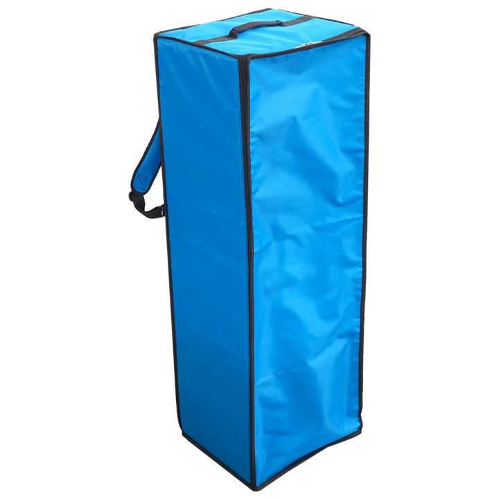 Front left view of the ALP Bag for Transport with 18 Compartments for Shoes showing 10mm ZIP and reinforced construction