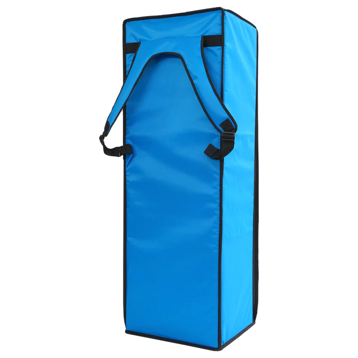 Rear view of the ALP Bag for Transport with 18 Compartments for Shoes showing professional reinforced textile finishing