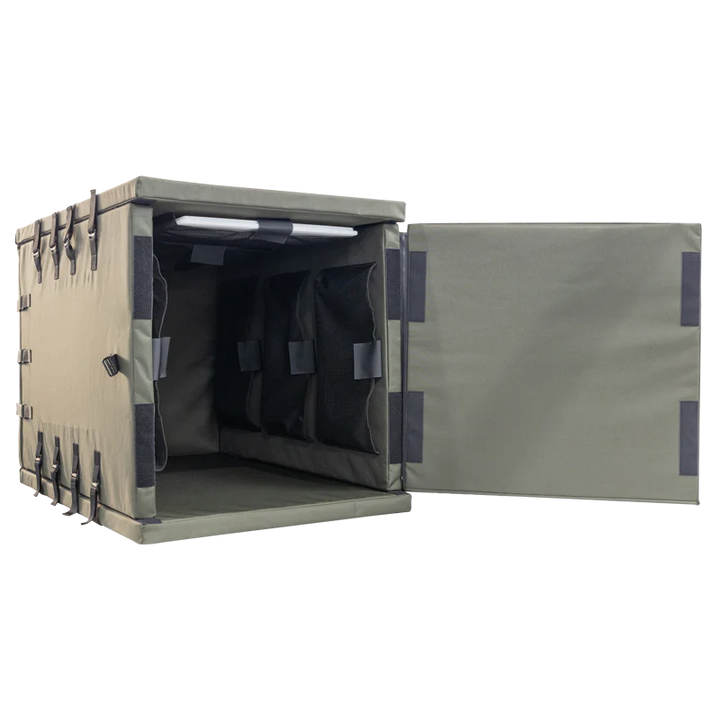 Open empty view of the ALP Bag Smart Cargo showing the 2 x 6mm foam and 3mm Platex protective structure