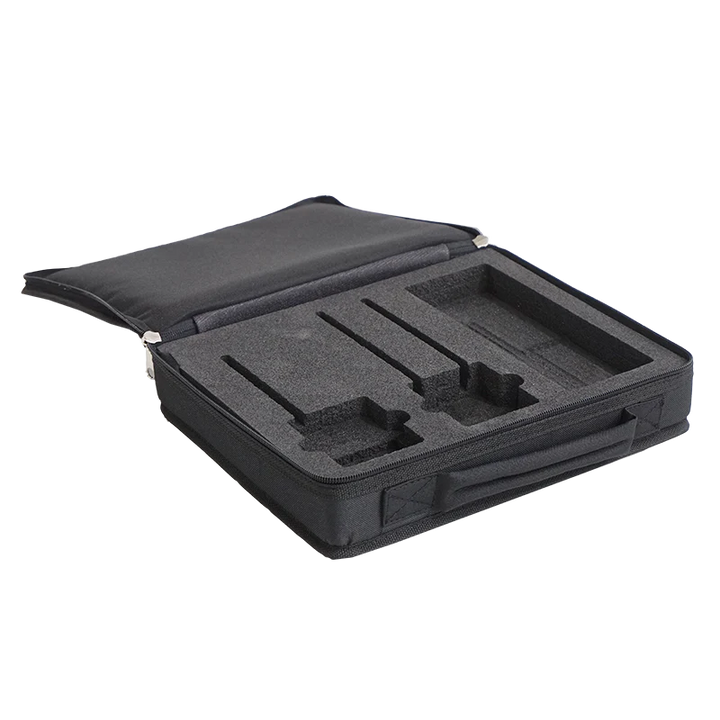 Open empty view of the ALP Bag Kit for 2x Pocket Sony URX-P40 and UTX-B40 showing the 6mm foam protective structure