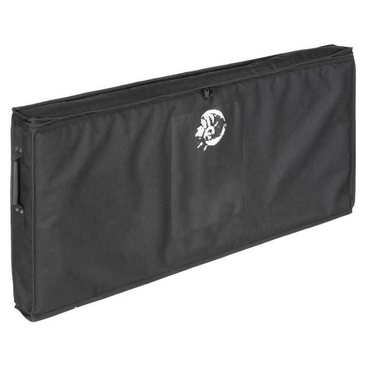 Front left view of the ALP Bag for Worktops and Shelves showing 10mm Zip closure and tube handles