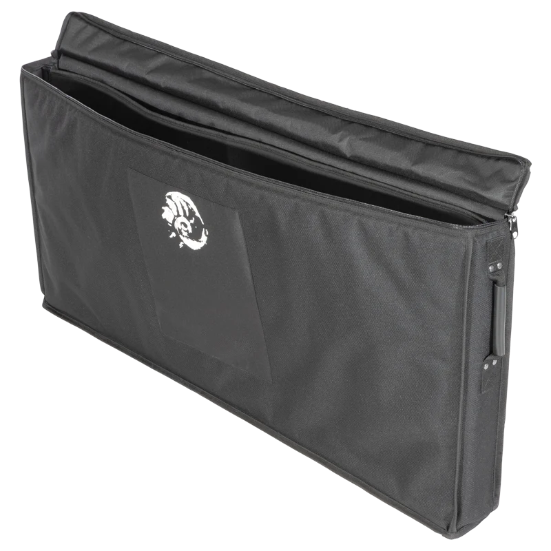 Open empty view of the ALP Bag for Worktops and Shelves showing the long internal protective layout