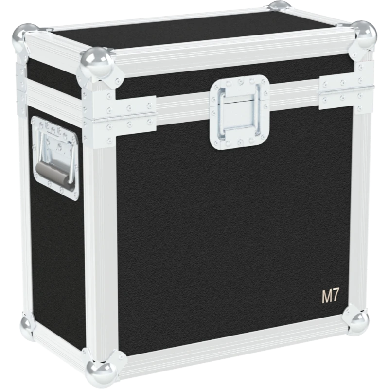 Professional flight case rear view, showcasing structural integrity for Antari atmospheric effect machine by ALP Flight Cases.