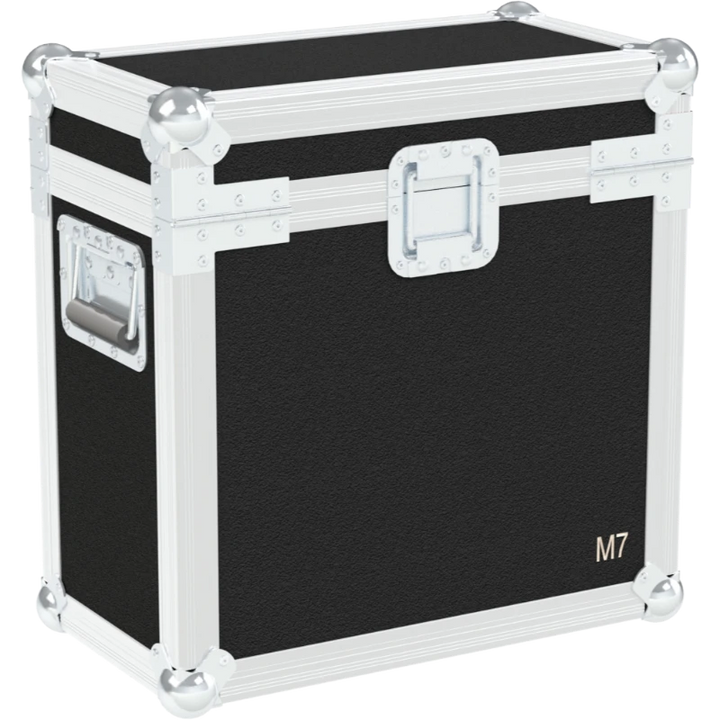 Professional flight case rear view, showcasing structural integrity for Antari atmospheric effect machine by ALP Flight Cases.