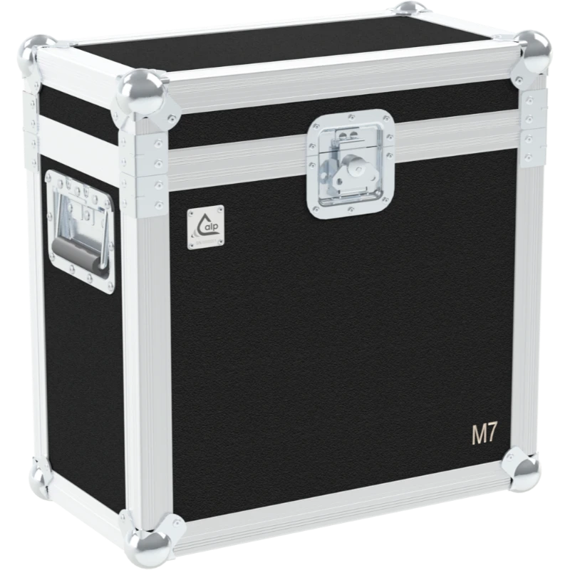 Professional flight case front view, featuring durable construction for 1x Antari M7X Stage Fog Jet by ALP Flight Cases.