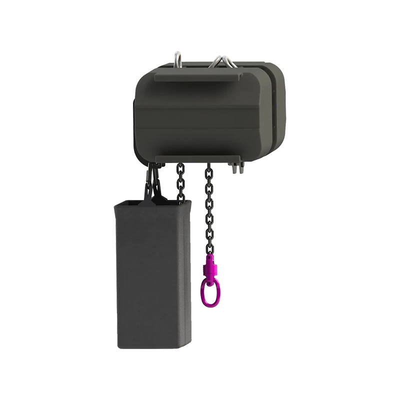 Standalone view of the ASM UNO 500 chain hoist