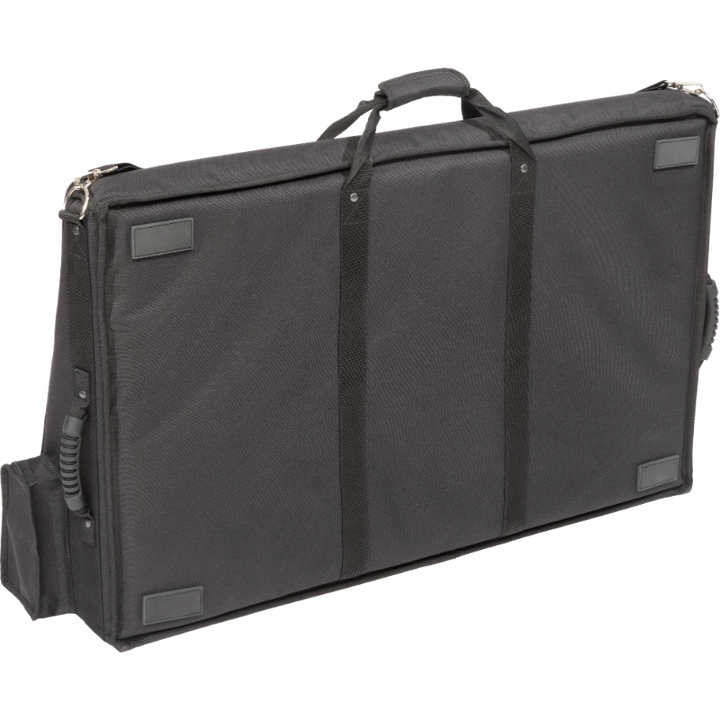 Close-up detail of the heavy-duty 10mm zipper, robust Cordura fabric, and shoulder strap attachment on the ALP equipment bag