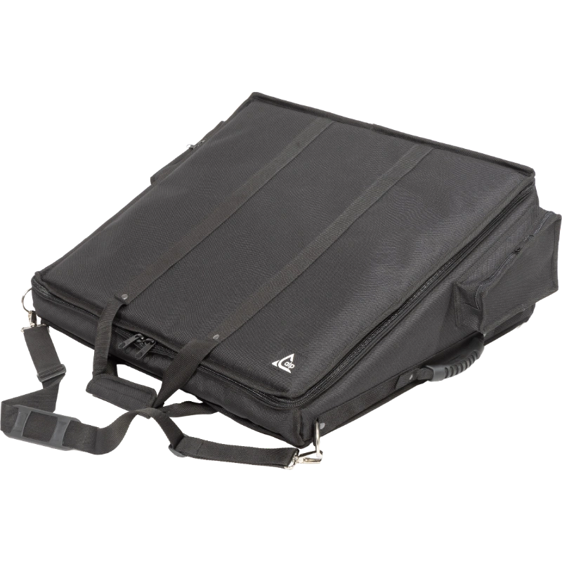 Professional custom fit bag front view, featuring durable 1500 Denier Cordura for a Behringer X32 Compact console by ALP Bags