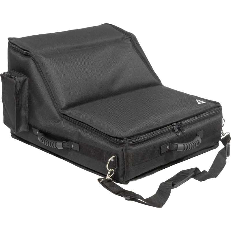 Front right view of the ALP professional transport bag for Yamaha DM5C with Cordura 1500 construction