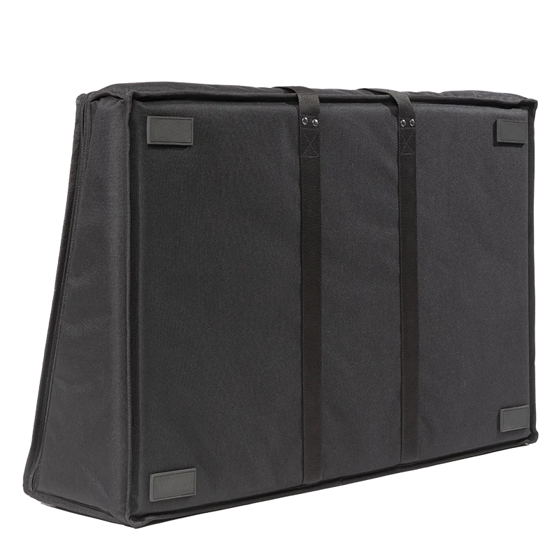 Bottom view showing the base of the bag and the 4 reinforced protective pads