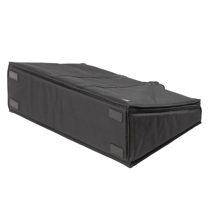 Rear view of the padded transport bag for the Behringer Wing console