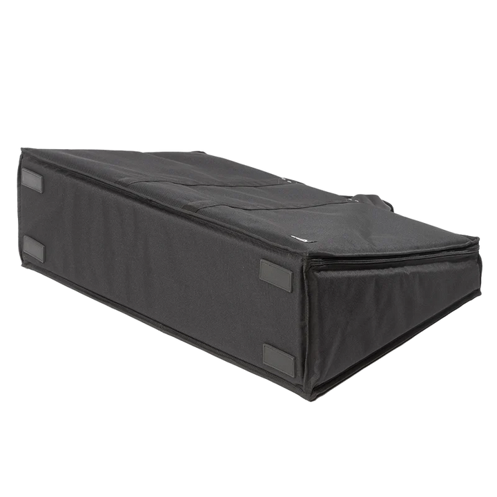 Rear view of the padded transport bag for the Behringer Wing console