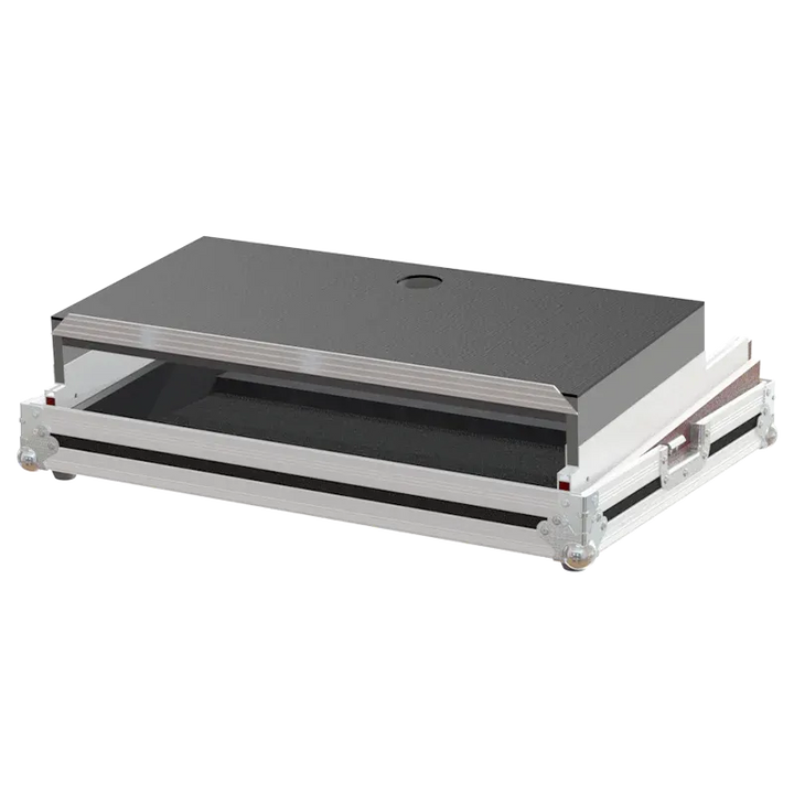 BEHRINGER X-TOUCH + NOTEBOOK FRONT LATERAL SIDE VIEW FLIGHT CASE