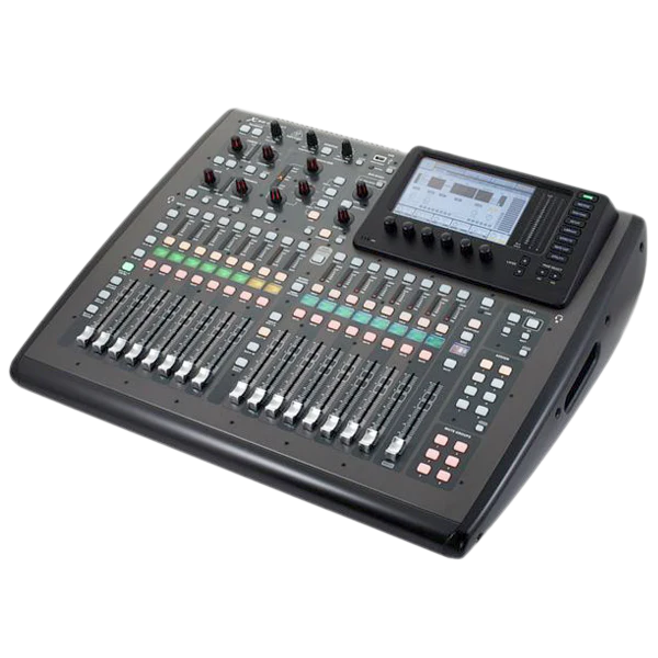 Standalone view of the Behringer X32 Compact digital mixing console, representing the audio equipment protected by ALP Bags