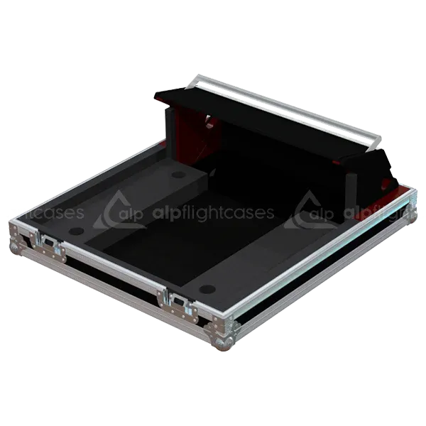 BEHRINGER X32 SERIE III - WHEELS FLIGHT CASE LATERAL SIDE VIEW FOAM