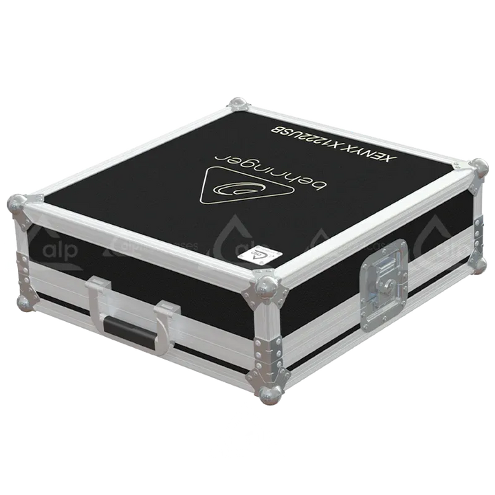 Behringer Xenyx X1222USB Series II Flight Case lateral top side view