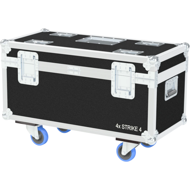 Professional flight case rear view, showcasing structural integrity and touring-grade finishing for Chauvet lighting by ALP Flight Cases.