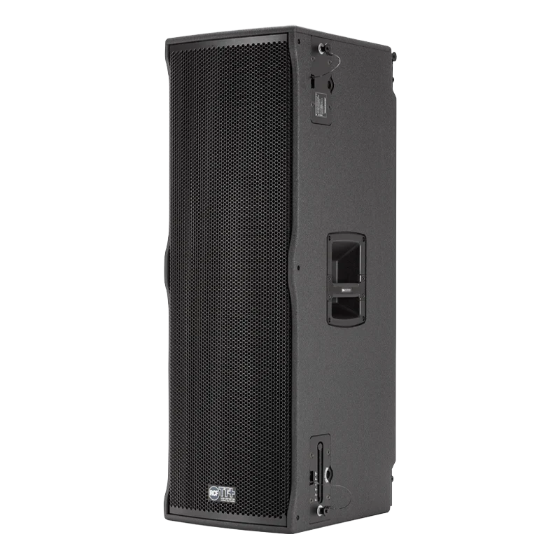 Front view of the professional RCF TTL6-A high-power loudspeaker before fitting the ALP protective cover