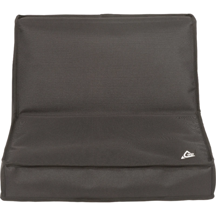Front view of the professional protective dust cover for Waves eMotion LV1 Classic live mixing console