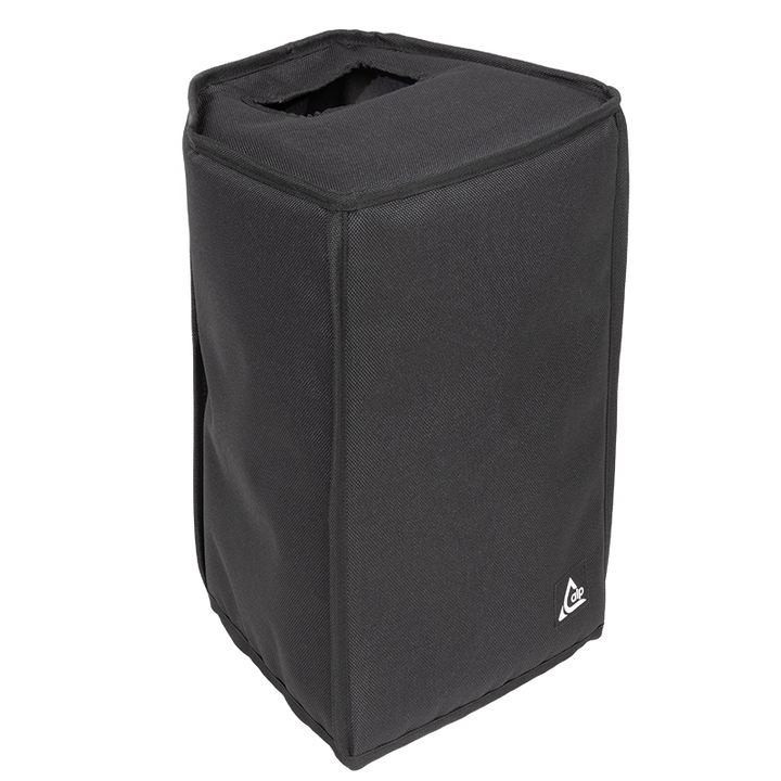 Front view of the ALP Bags professional protective cover in 1500D Cordura tailored for the DAS Action-508 loudspeaker