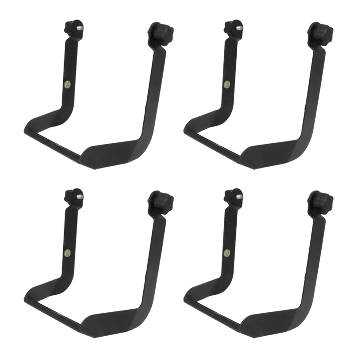 Set of four d&b audiotechnik E8 speakers and four Z5350 flying brackets professional audio gear