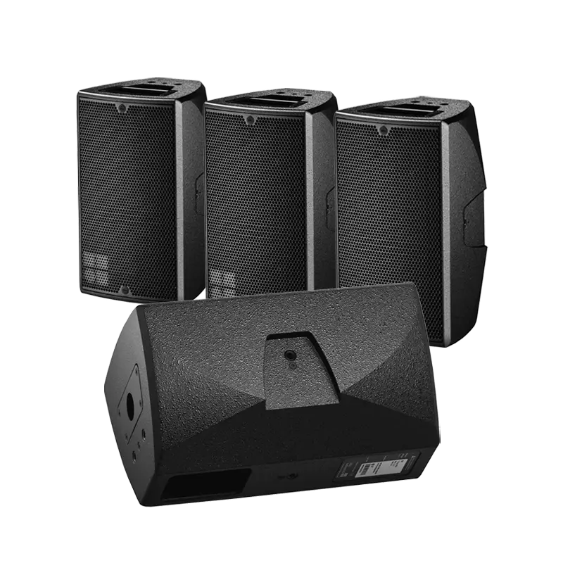 Set of four d&b audiotechnik E8 speakers and four Z5350 flying brackets professional audio gear