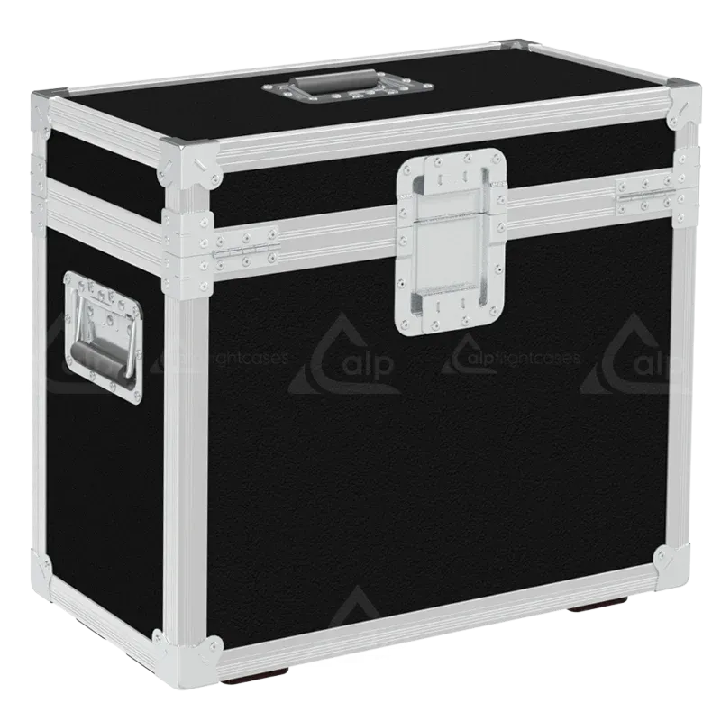 Professional flight case rear view, showcasing structural integrity and touring-grade finishing for Elation lighting by ALP Flight Cases