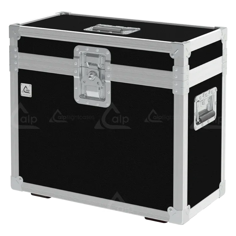 Professional flight case front view, featuring durable construction and high-quality hardware for 1x Elation KL Panel by ALP Flight Cases