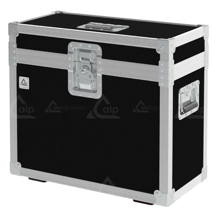 Professional flight case front view, featuring durable construction and high-quality hardware for 1x Elation KL Panel by ALP Flight Cases