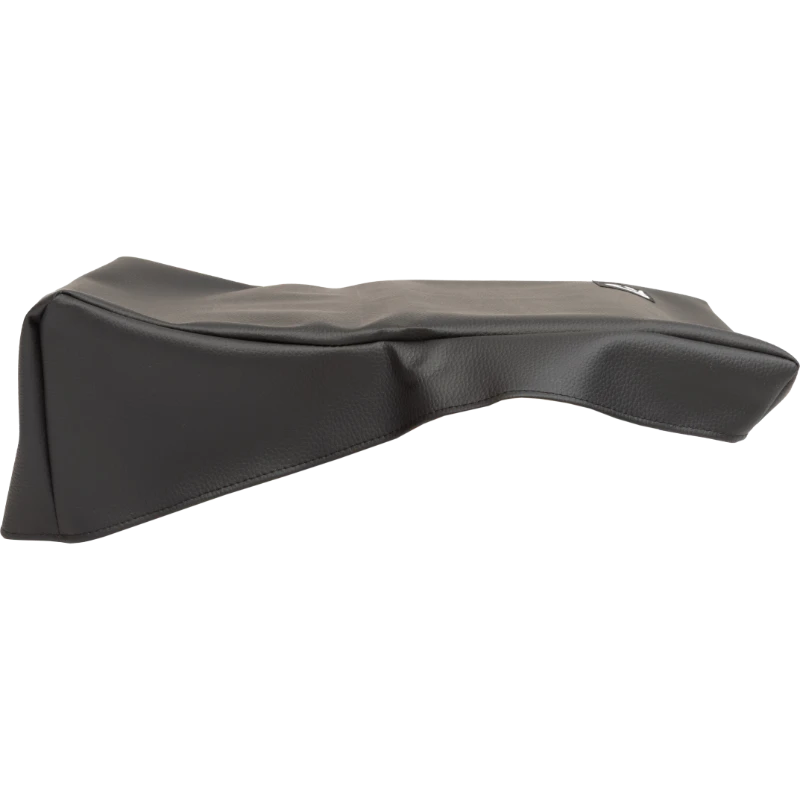 side view of the Yamaha DM3 leatherette cover featuring a cut-out for easy cable management