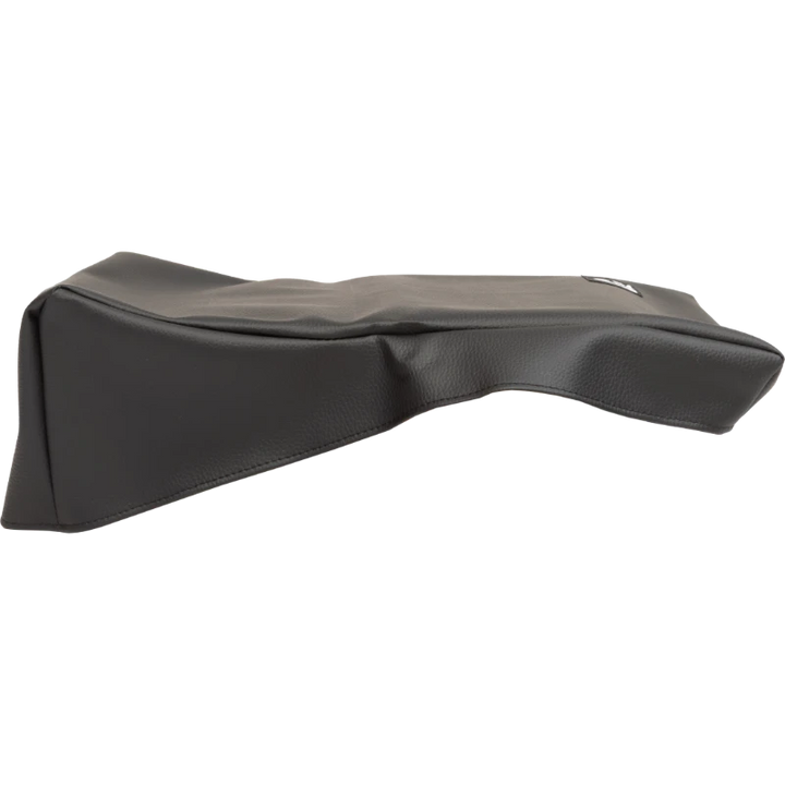 side view of the Yamaha DM3 leatherette cover featuring a cut-out for easy cable management