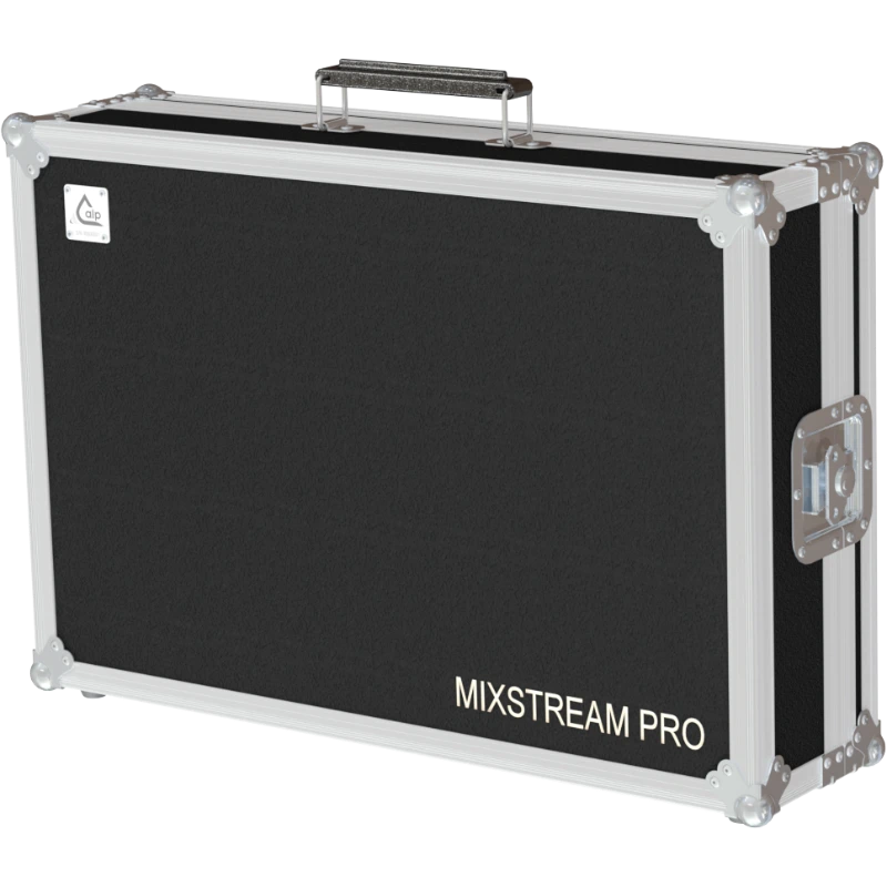 Front view of the professional touring flight case for 1x Numark Mixstream Pro DJ controller by ALP Flight Cases