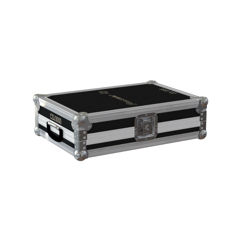 Front view of the professional touring flight case for 1x Pioneer CDJ-3000 V2 multi-player by ALP Flight Cases