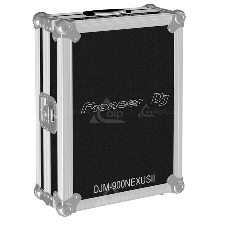 Front view of the professional touring flight case for 1x Pioneer DJM-900NXS2 professional mixer by ALP Flight Cases
