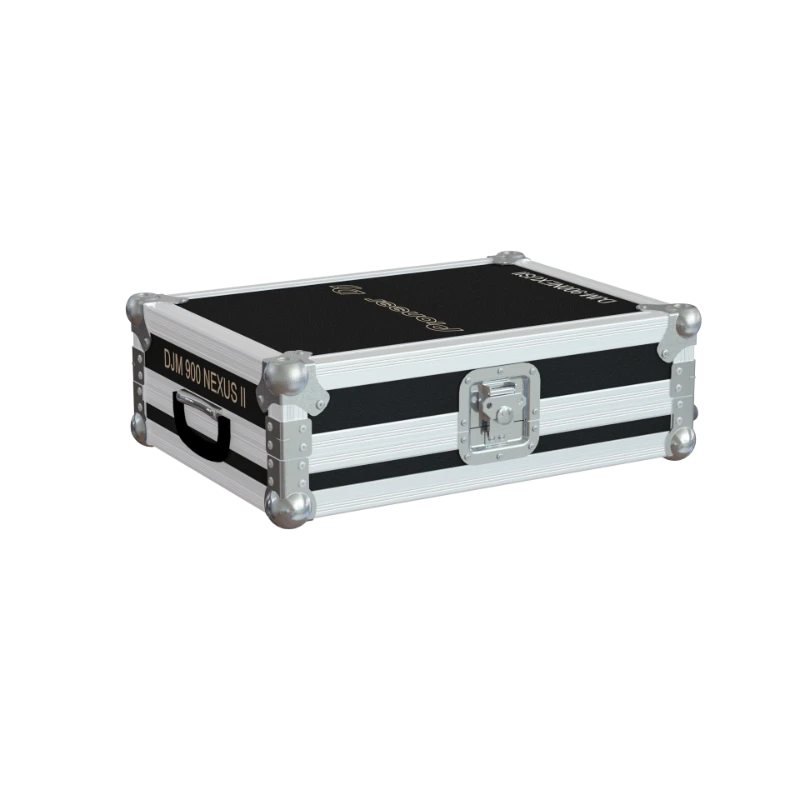 Rear view of the road case for Pioneer DJM-900NXS2 showing heavy-duty hardware and 9mm birch plywood construction