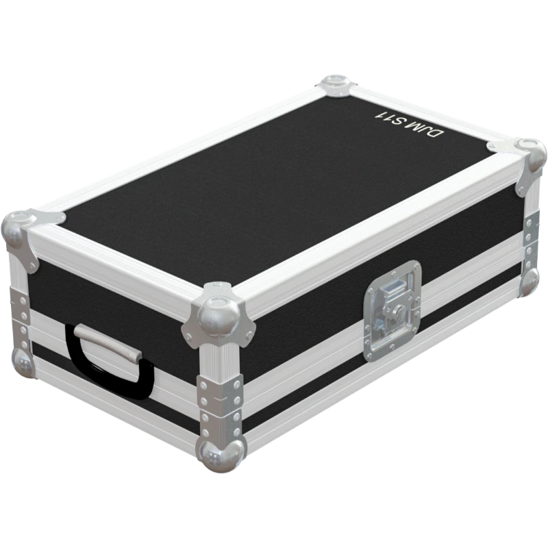 Front view of the professional touring flight case for 1x Pioneer DJM-S11 battle mixer by ALP Flight Cases