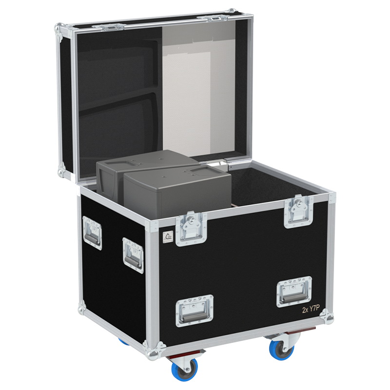 Flight Case 2x D&B Y7P - WHEELS